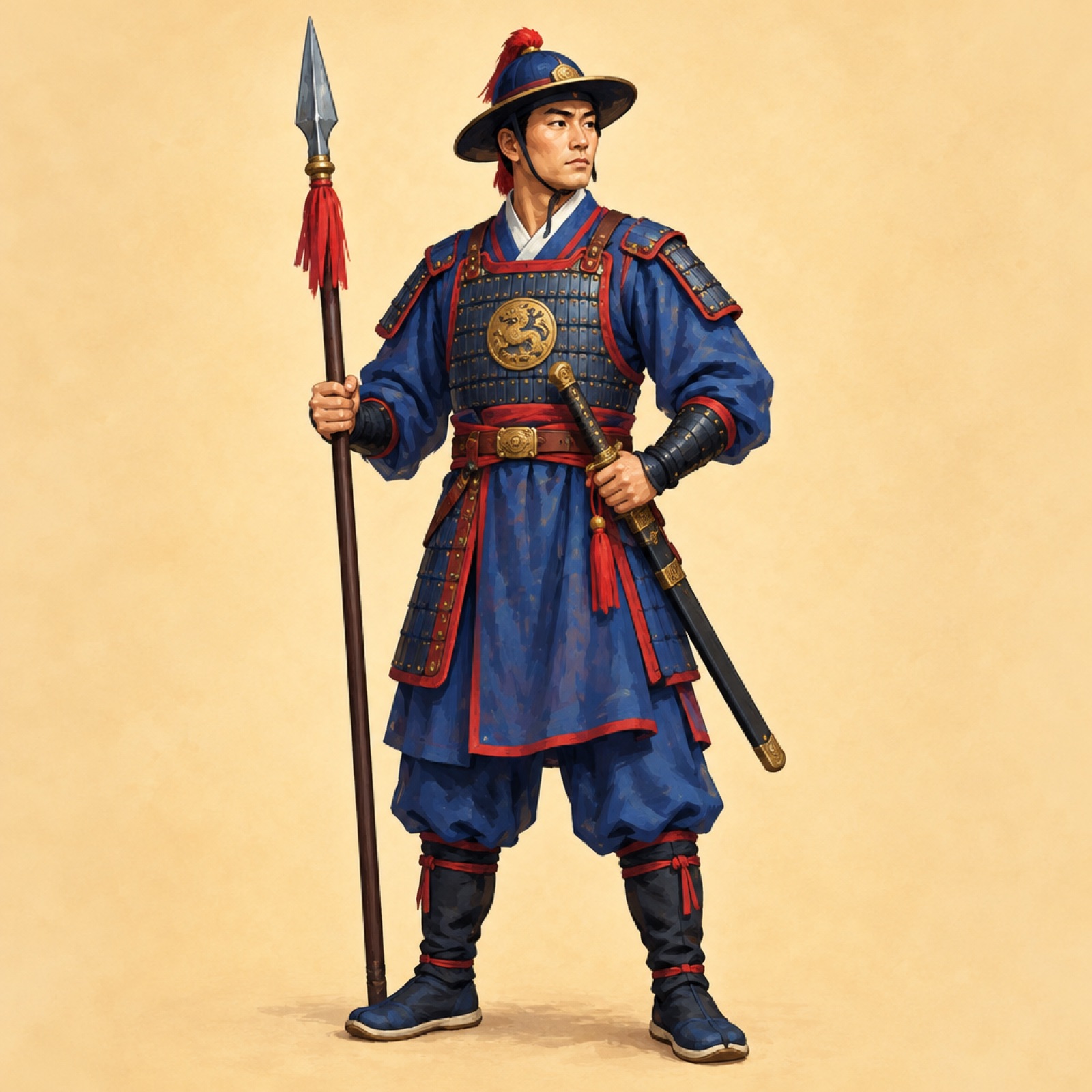 Ilustrasi sebaris karakter Nôm.