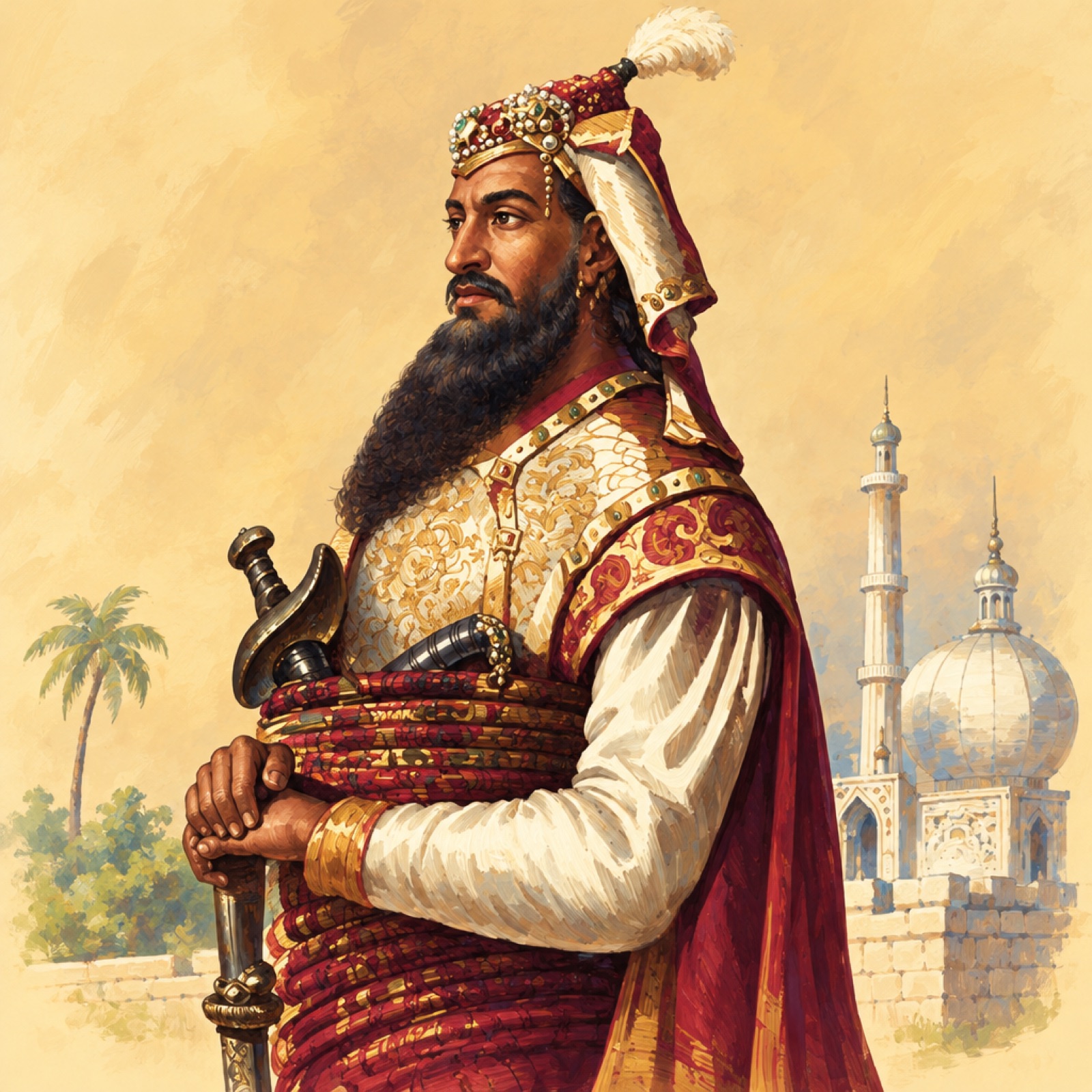 Engraving of Nana Sahib from the Illustrated London News, 26 September 1857. (illustration)