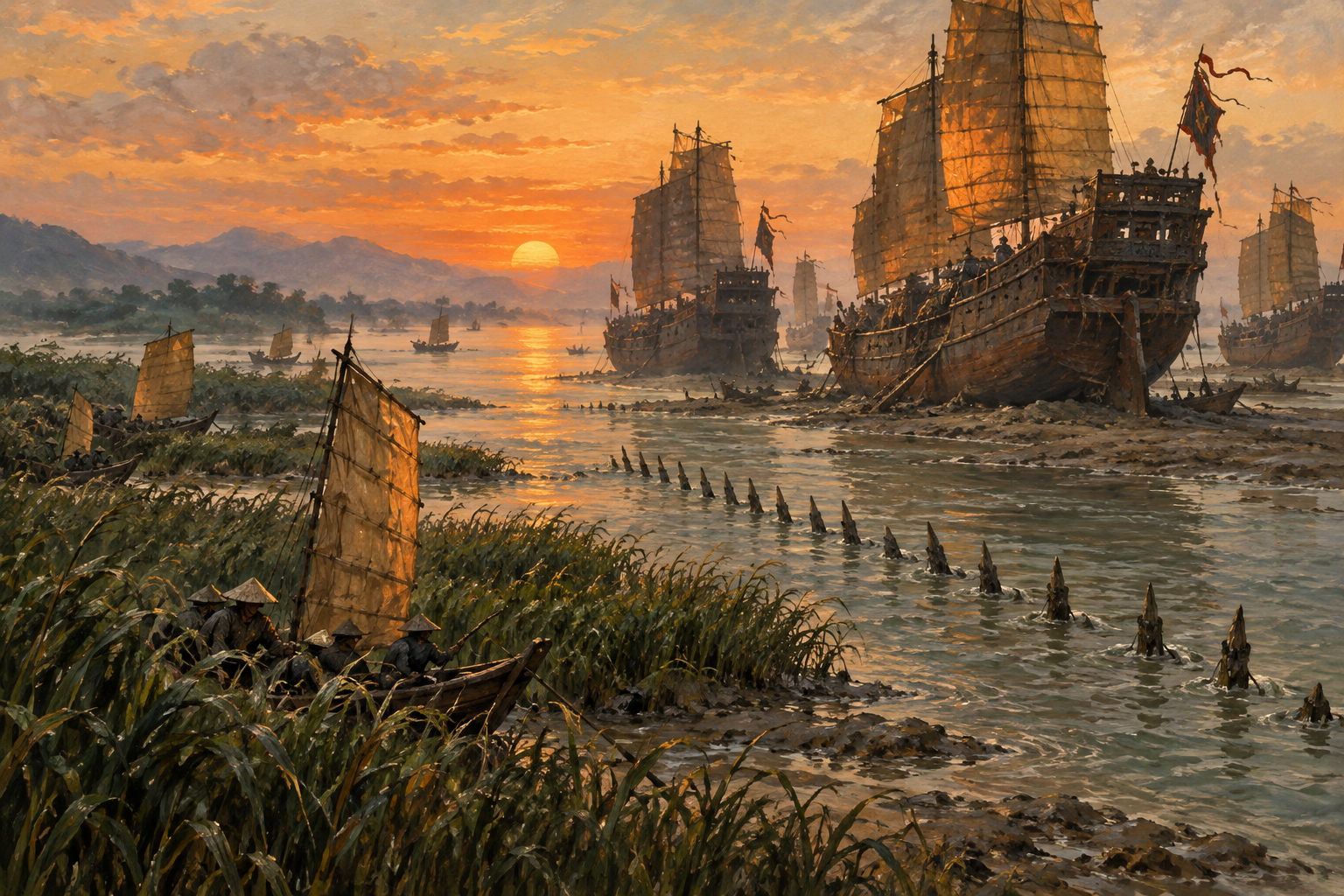 The Trần Dynasty and the Mongol Invasions (Battle of Bạch Đằng, 1288)